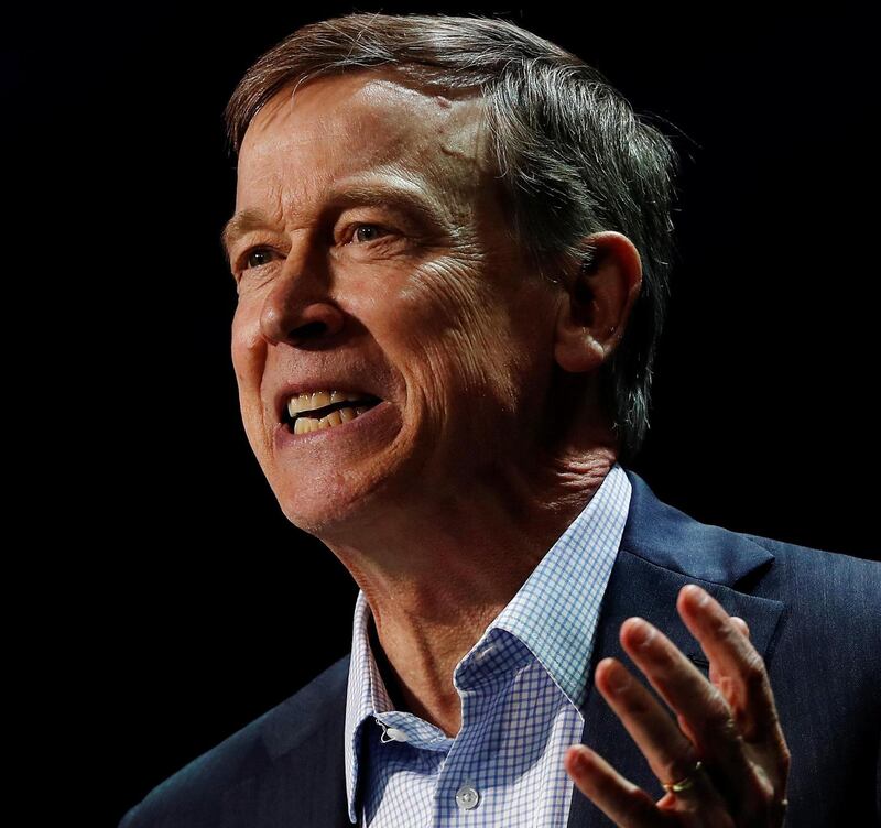 John Hickenlooper: ‘Sometimes you have to talk to Republicans’ Photographer: Stephen Lam/Reuters