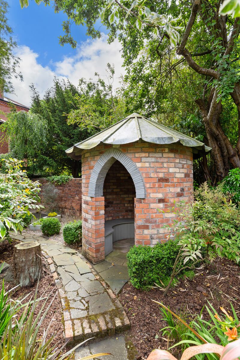 Red brick gazebo will delight children