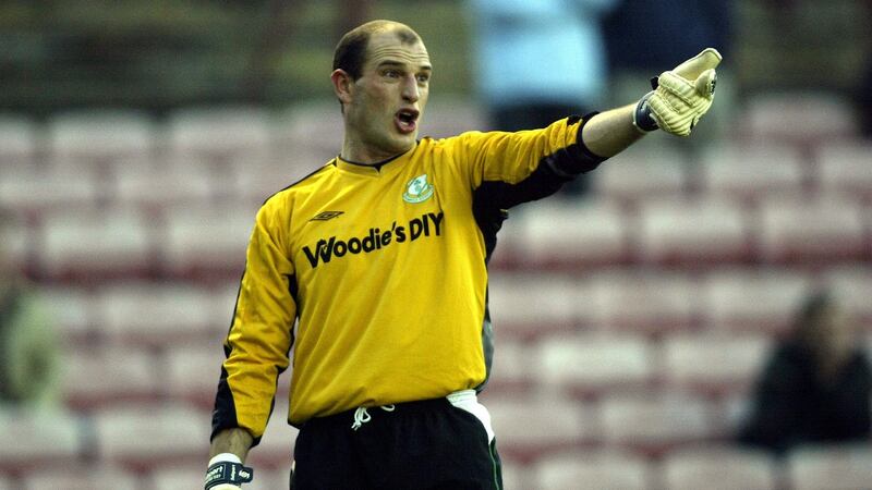 Noel Mooney in action for Shamrock Rovers in 2004. Photograph: Andrew Paton/Inpho