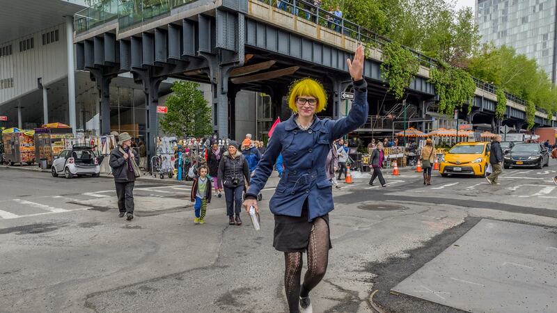 Re-enactment of the Jane Jacobs walk through New York: her long-running battle against  the Lower Manhattan expressway has become the stuff of legend