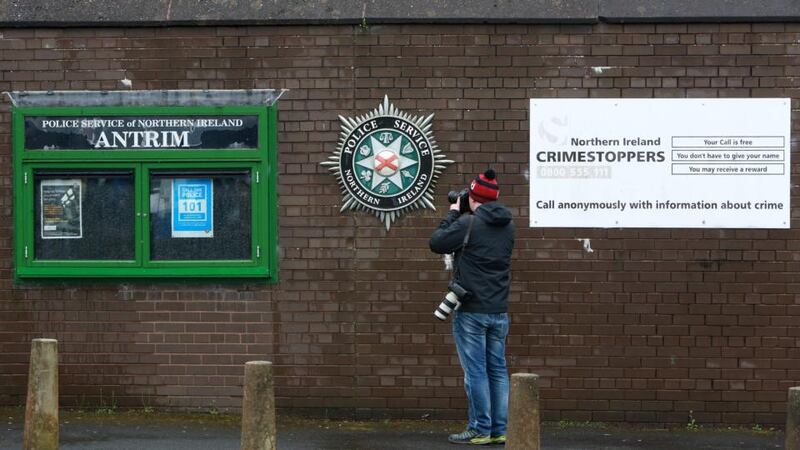 Gerry Adams has spent a second night in custody at Antrim police station. Police are questioning the 65-year-old politician about the killing of Jean McConville in 1972. Photograph: Paul McErlane