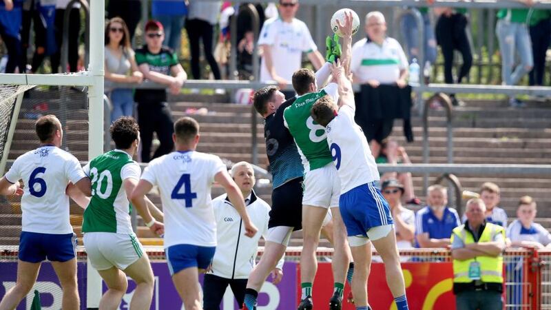 Eoin Donnelly exposed Monaghan’s weakness under the high ball at exactly the right time.