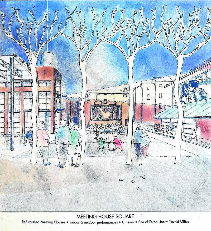 A design by the architect group for Meeting House Square.