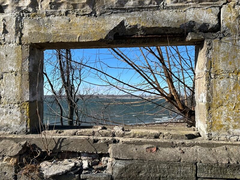 Hart Island was formerly home to a civil war-era prisoner-of-war camp, a quarantine station and an army barracks. Photograph: Michael Fitzpatrick