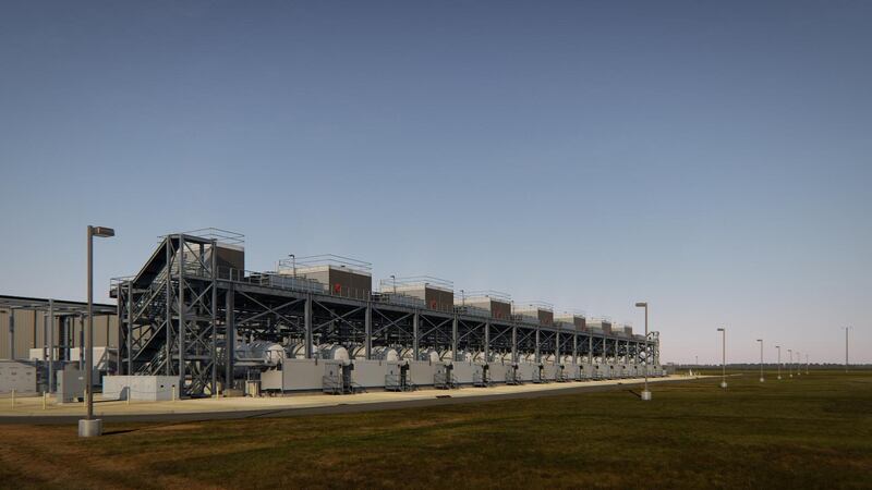 A matter of taste: a still from John Gerrard’s Farm, Pryor Creek, Oklahoma, showing a Google data centre, 2015. Courtesy the artist, Thomas Dane Gallery, London, and Simon Preston Gallery, New York