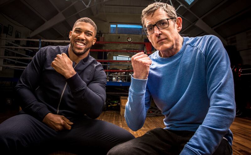 Anthony Joshua and Louis Theroux