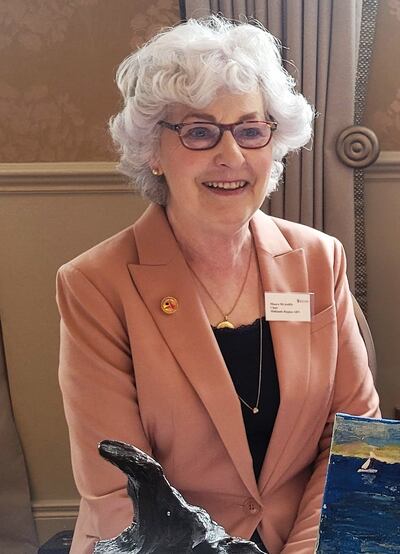 Maura McAuliffe, chairperson of Active Retirement Ireland’s Midlands region, embodies the 'laugh more, stress less, live better' aim of a new wellbeing programme to be rolled out in more than 450 ARI groups around the country.