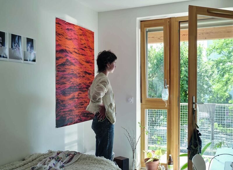 An apartment at Ferme du Rail/the Railway Farm, in Paris. Photograph: Myr Muratet