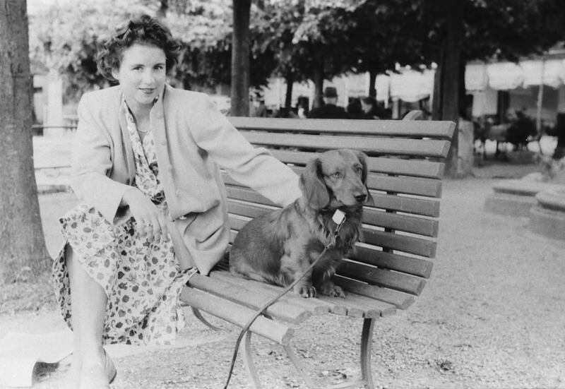 The woman and dachshund who appear in William Fagan’s roll of film