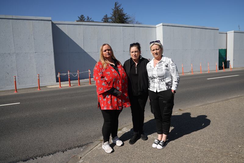 Donna Harper, Áine Flanagan and Christine Evans. Photograph: Bryan O’Brien 