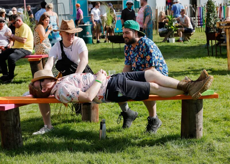 Vincent McWilliams, Adam Carolan and Jeff Fontaine. Photograph: Alan Betson/The Irish Times

