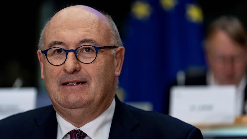 European Commissioner Phil Hogan said he would not resign, insisting he believed the event had been organised in accordance with Government guidelines. Photograph:  Kenzo Tribouillard/AFP via Getty Images