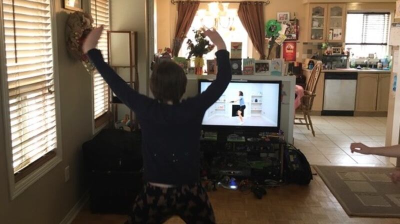 Fiona O’Brien’s 11 year-old son does PE with Joe on YouTube