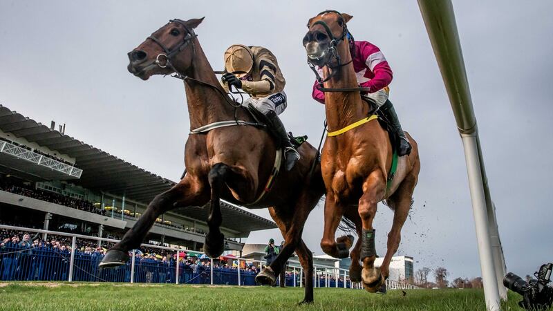 Bellshill won the Irish Gold Cup for Ruby Walsh and Willie Mullins last year. Photo: Morgan Treacy/Inpho