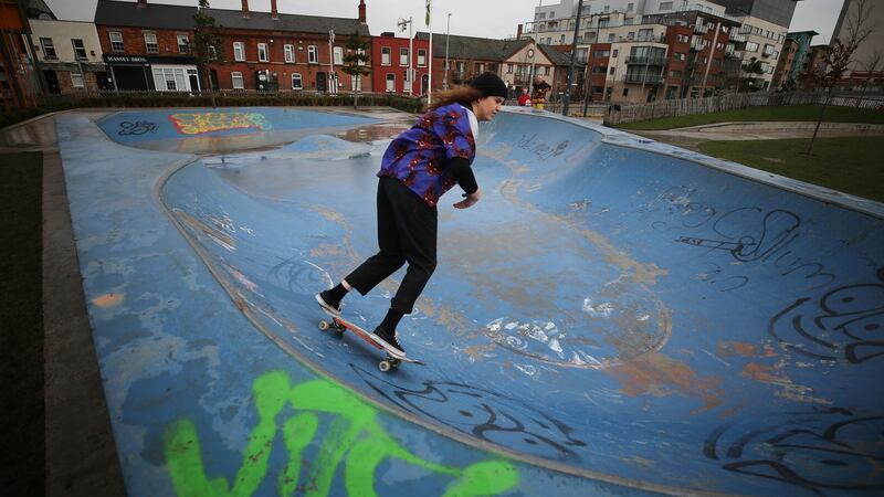 Allie O'Rourke at Weaver park in Cork. Photograph: Nick Bradshaw