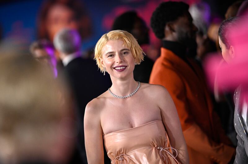 Jessie Buckley at the European Premiere of Wicked Little Letters in London. Photograph: Gareth Cattermole/Getty 