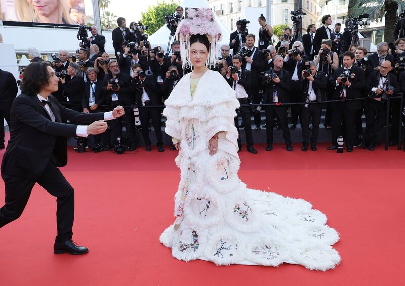 Emily Cheong attends the Club Zero red carpet. Photograph: Neilson Barnard/Getty Images