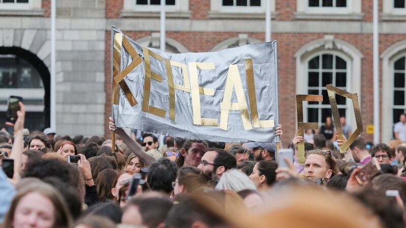 Yes Campaigners during the abortion referendum count at Dublin Castle. ‘Real change won’t come from powering forward in self-congratulation.’ Photograph: Gareth Chaney, Collins