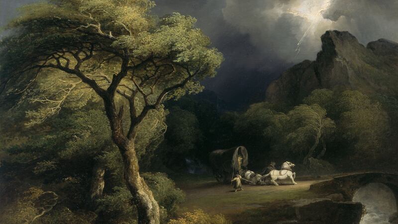 A Thunderstorm: the Frightened Wagoner by James Arthur O’Connor, Gorry’s favourite work of art. Copyright National Gallery of Ireland