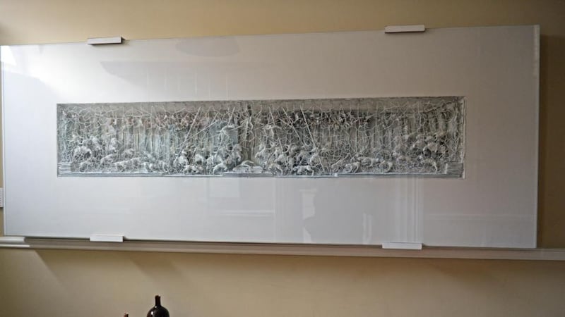 A collector’s items: ‘Sweetly The Air Flew Overhead, Battle Scene’ by Cathy de Monchaux, part of the collection of gallery owner Oliver Sears. Photograph: Eric Luke