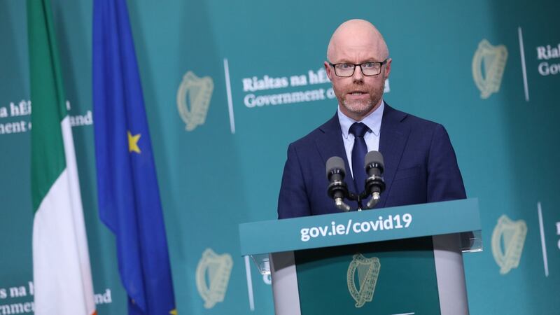 Minister for Health Stephen Donnelly: at the centre of the storm over the Taoiseach and Tánaiste’s public annoyance over learning at the last minute that the National Public Health Emergency Team  was recommending an escalation to Level-5 lockdown. Photograph:  Julien Behal