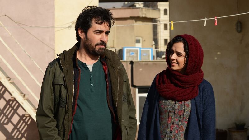 Shahab Hosseini and Taraneh Alidoosti in a scene from, The Salesman. The film is nominated for an Oscar for best foreign language film. The 89th Academy Awards will take place on February 26th. Photograph: Cohen Media Group via AP