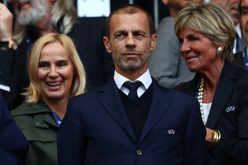 Pavlica is close with Uefa president Aleksandr Ceferin. Photograph: Adrian Dennis/AFP via Getty Images
