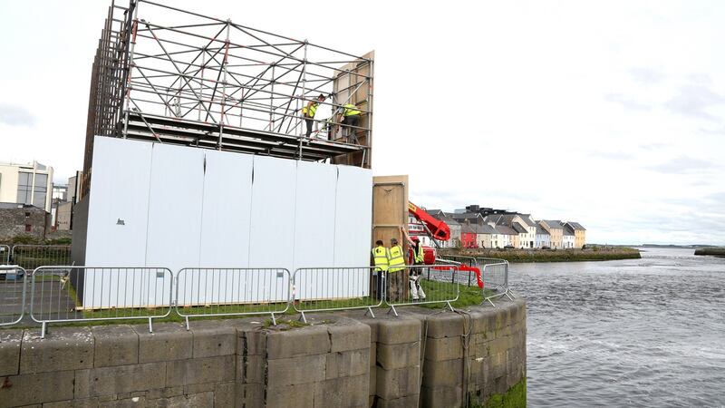 The building of John Gerrard’s Mirror Pavilion at Claddagh Quay  in Galway city. Photograph: Joe O’Shaughnessy