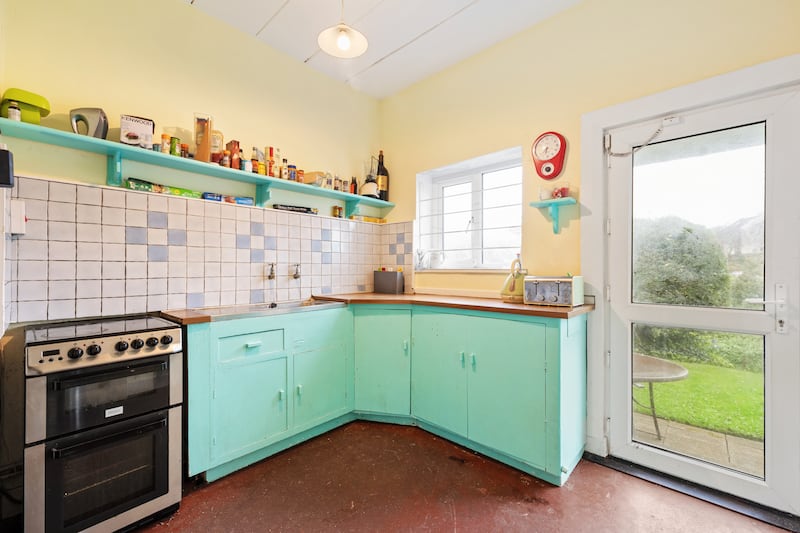 Kitchen at basement level