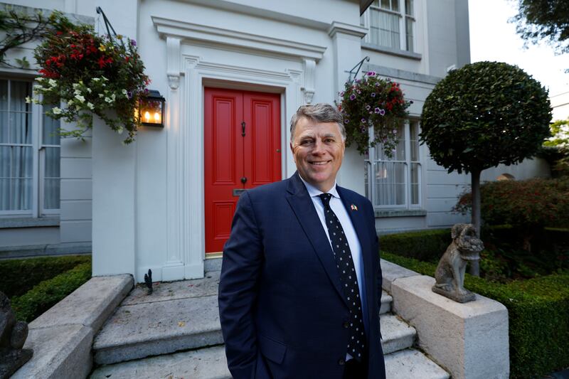Dennis King, Canadian ambassador to Ireland, at his residence in Ranelagh, Dublin. Photograph: Nick Bradshaw