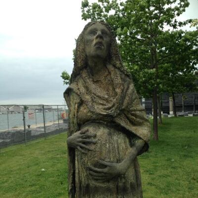 'Gillespie’s figures wear dilapidated copper garments like discoloured badges of honour.'