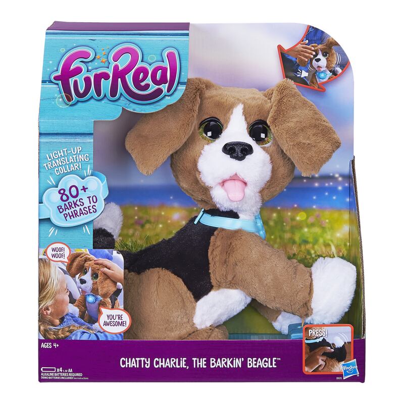 Fur Real Friends, Charlie the Barking Beagle, €78, Debenhams.