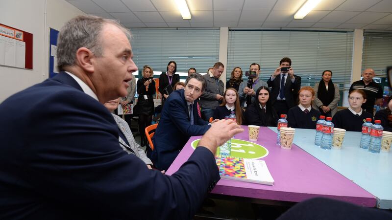 Minister for Education Joe McHugh (pictured left) “must at last exert some influence over our taxpayer-funded schools by ending the systematic religious segregation and discrimination that has been allowed to fester for far too long”. File photograph: Alan Betson