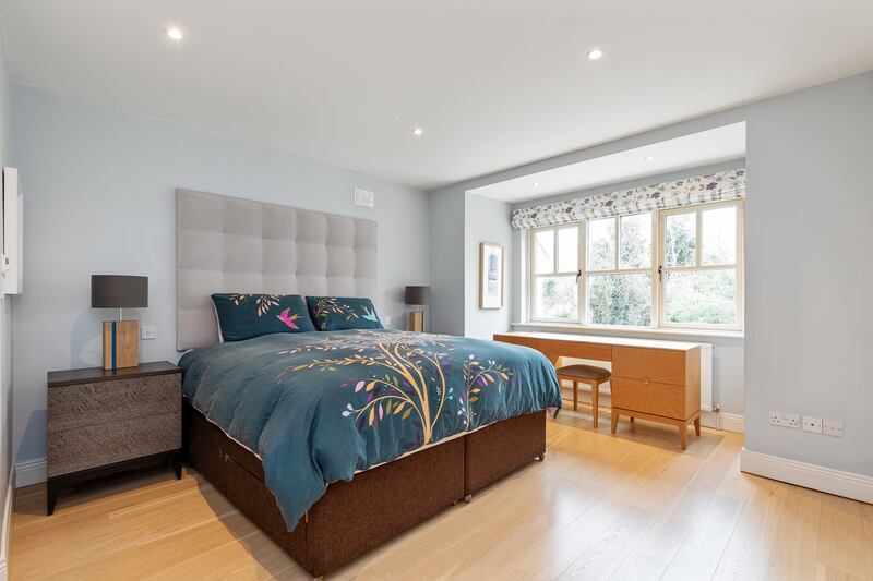 The property has five bedrooms