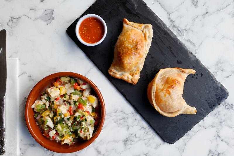 Empanadas on the menu at Table 45. Photograph: Alan Betson /The Irish Times

