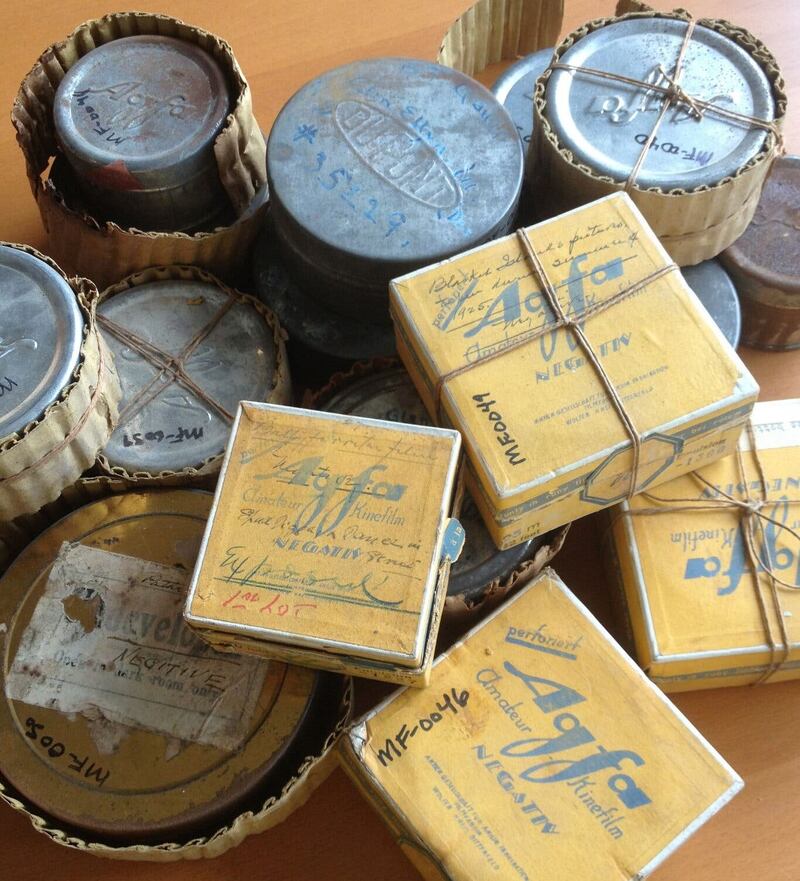 The 19 reels of film will amount to about 35 minutes of footage. Photograph: Dawn Roberts/Chicago Academy of Sciences