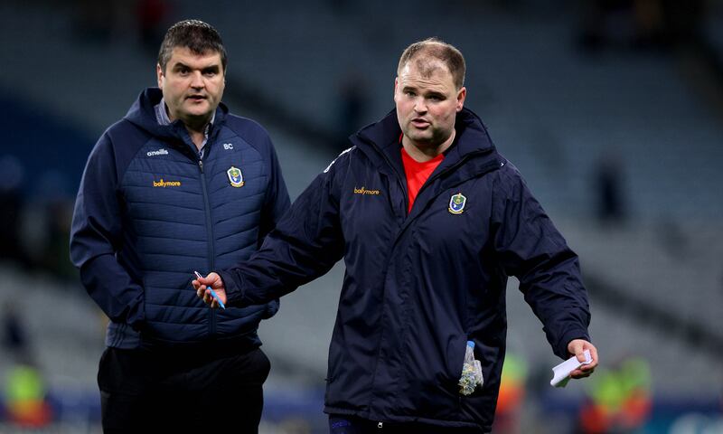 Roscommon manager Davy Burke. Photograph: Ryan Byrne/Inpho 