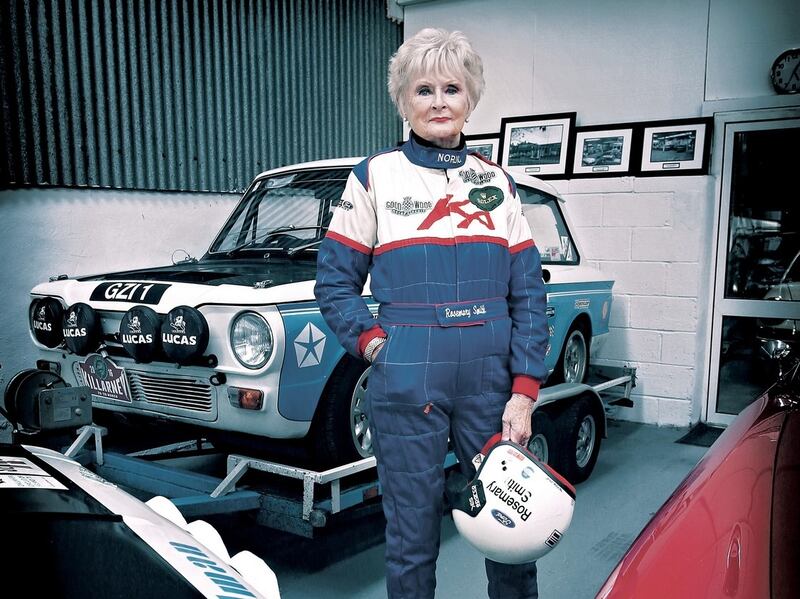 Undated: Smith at an event to cerebrate her life in rallying. Photograph: Beta Bajg