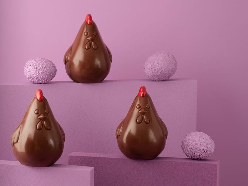 Hazel Mountain Chocolate Easter chicks