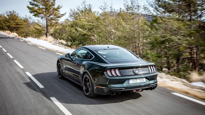 The Bullitt has  the same foibles as the current Mustang: a near non-existent back seat and  some fittings that are too blue-collar for a car with a €70,000 price tag