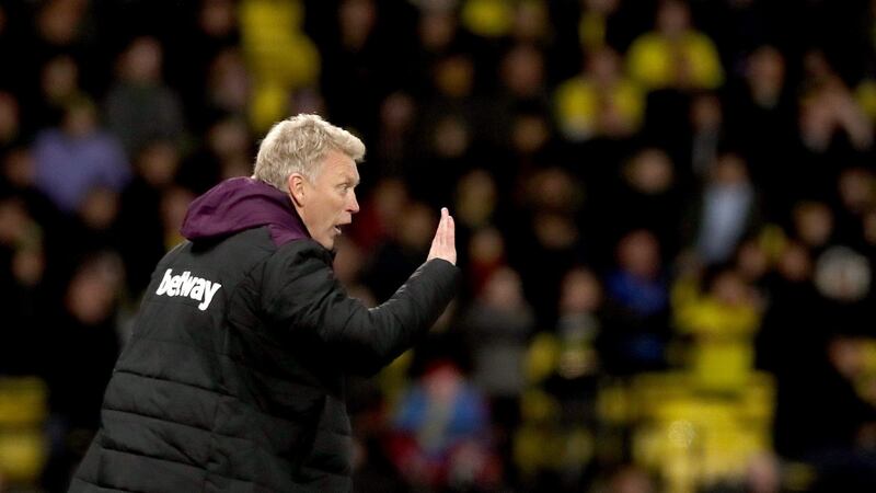 David Moyes saw his West Ham side miss a host of chances against Watford. Photograph: John Walton/PA