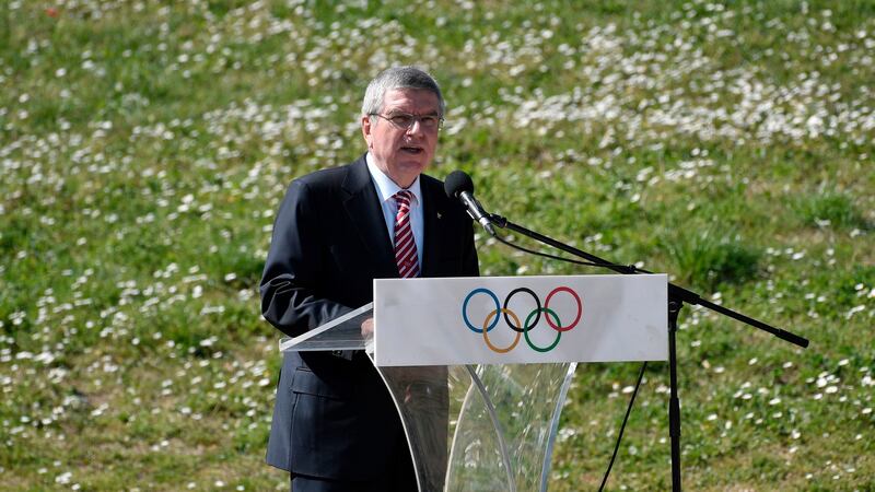 IOC President Thomas Bach: ‘The health and well-being of all those involved in the preparations for the Olympic Games Tokyo 2020 is our number one concern’. Photograph: Louisa Gouliamaki/Getty/AFP
