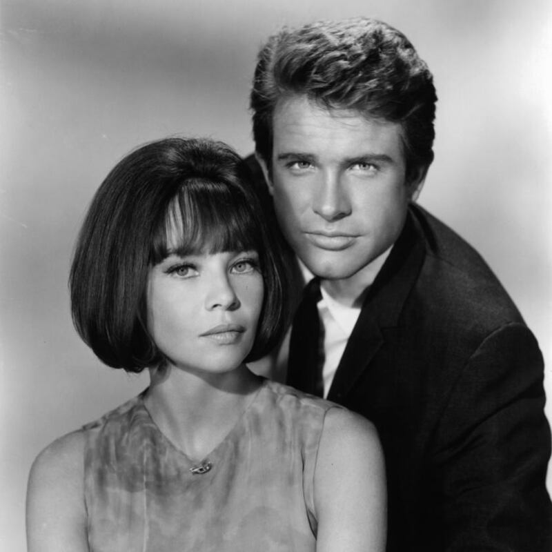 Caron and Warren Beatty in 1965’s Promise Her Anything: ‘He loved to be trailed around by journalists and to have everything you did photographed.’Photograph: Paramount/Getty