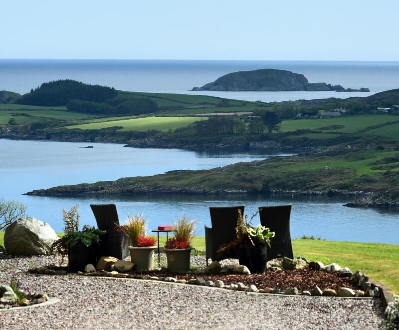Sea views from Baywood House in Glandore, Co Cork
