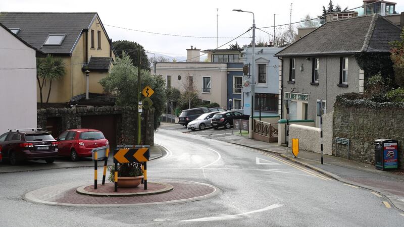 Druids Chair and Killiney Stores on Killiney Hill Road, Killiney. Photograph Nick Bradshaw