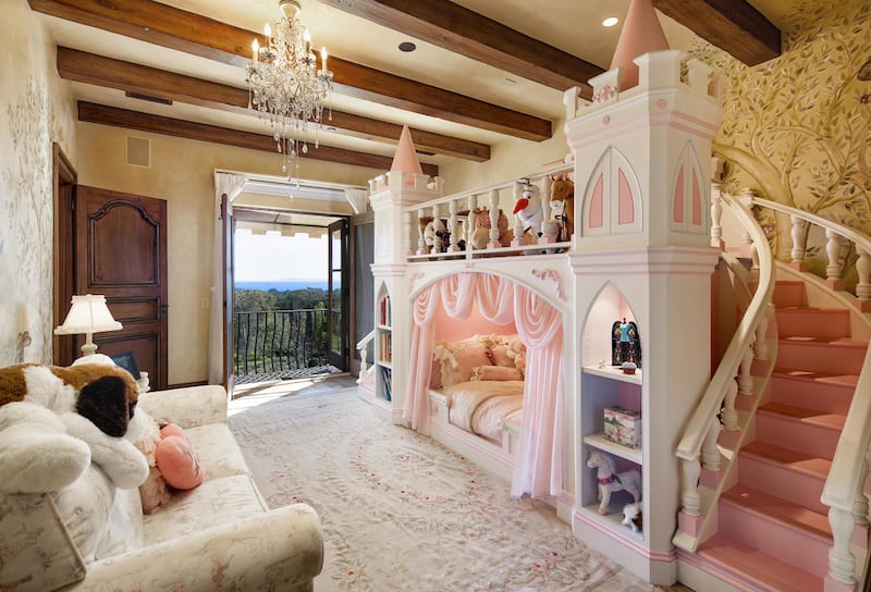 A child’s bedroom in Meghan and Harry’s new home in Montecito, in Santa Barbara, California. Photograph: santabarbarasluxuryhomes.com