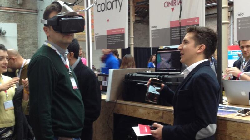 Virtual reality at the Oniria stand