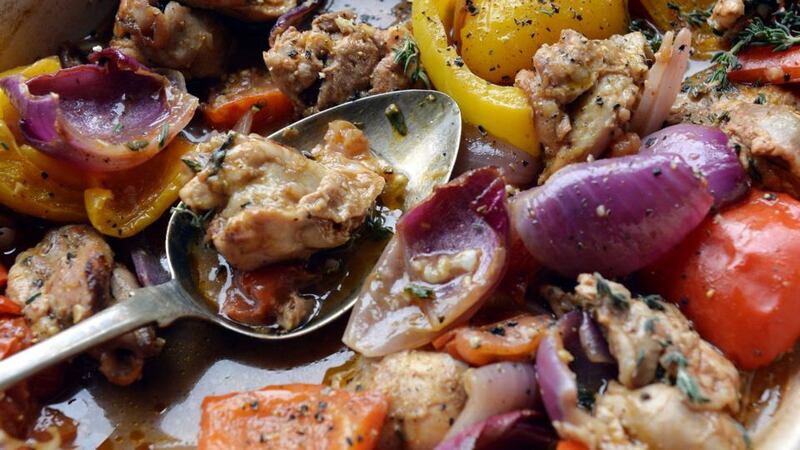 Domini Kemp - Chicken & Pepper BakePhotograph: Alan Betson / THE IRISH TIMES