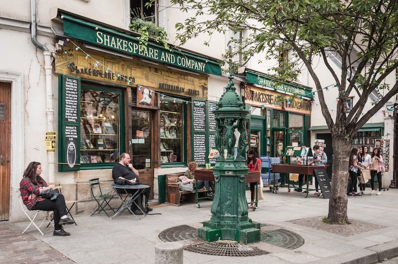 Olivia loved to frequent the famous Shakespeare and Company bookstore during her time in Paris.