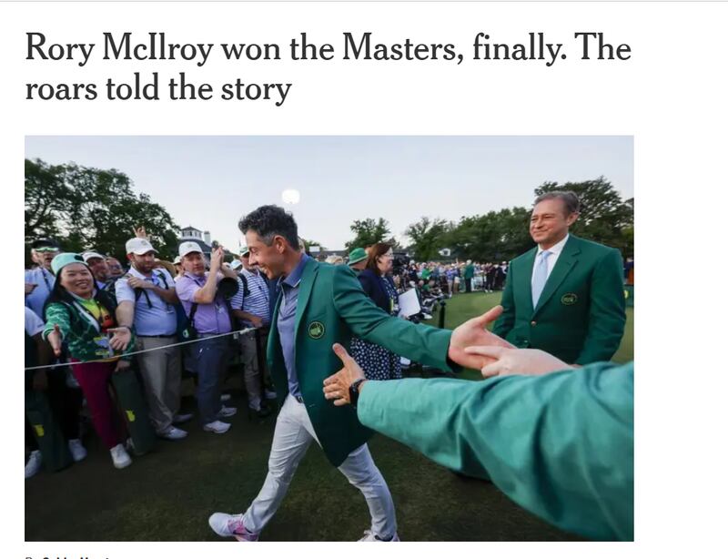 New York Times' article